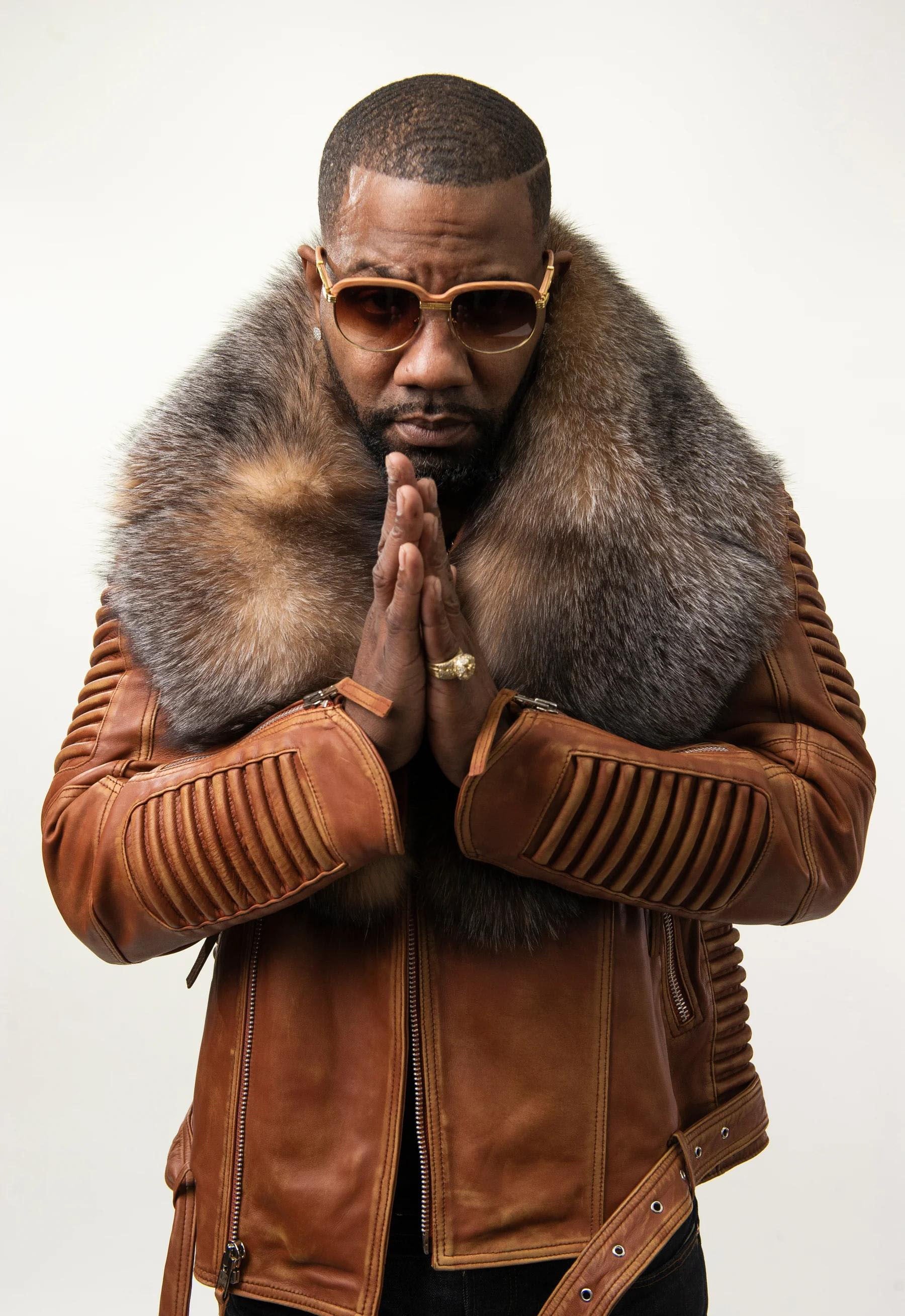 Men's Trey Biker With Fur Collar Leather Jacket [brown]