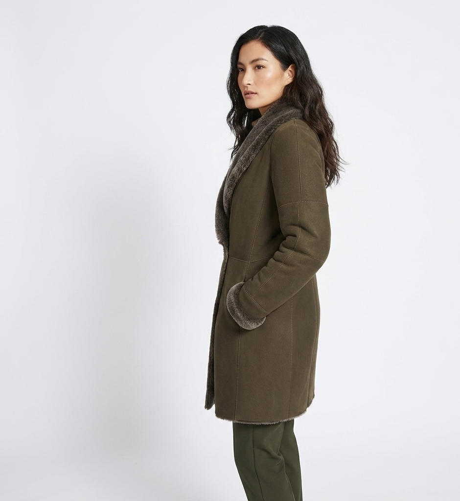 Women’s Warm Fur Collar Winter Coat