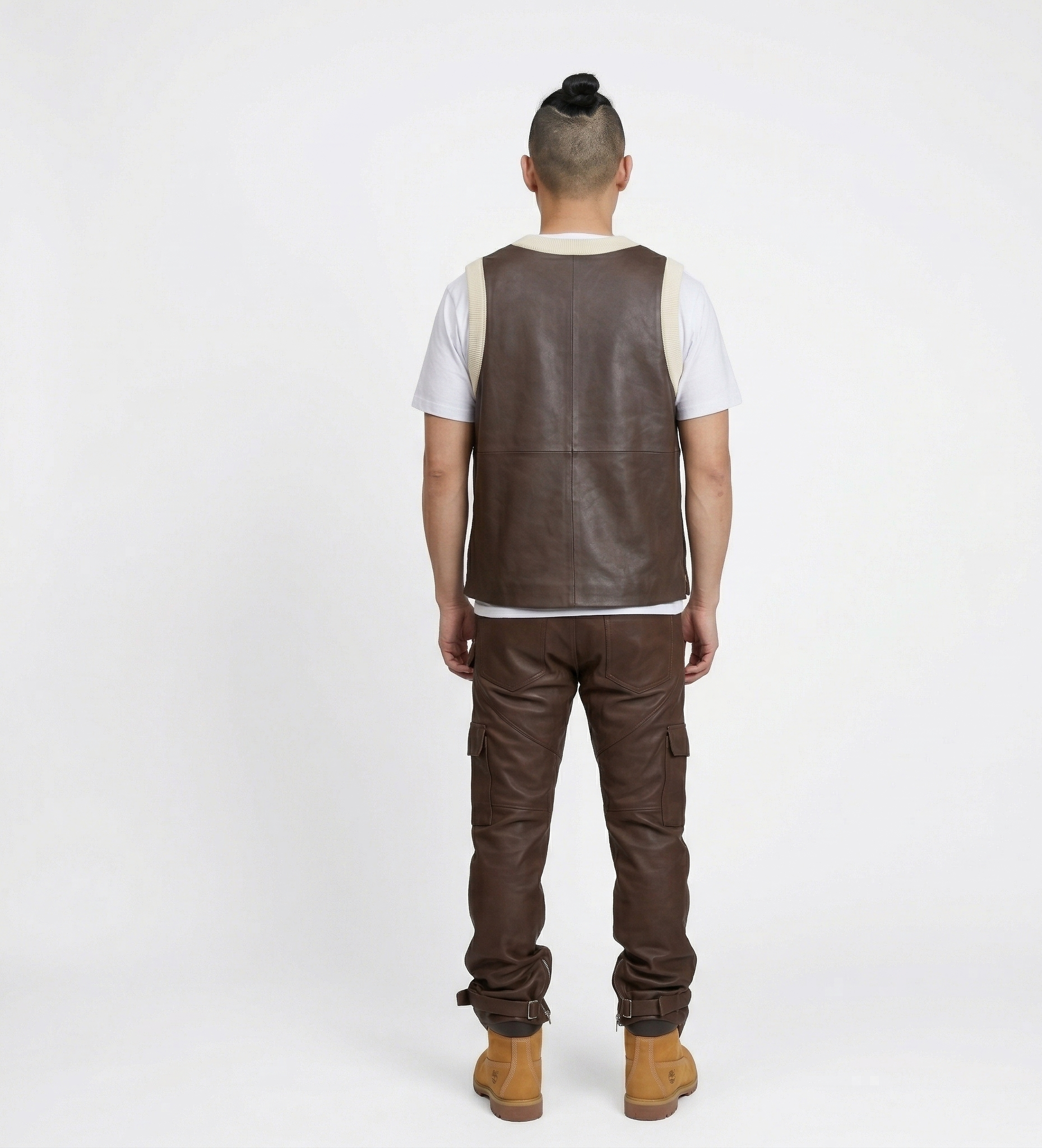 Men's Luxury Two-Piece Leather Set