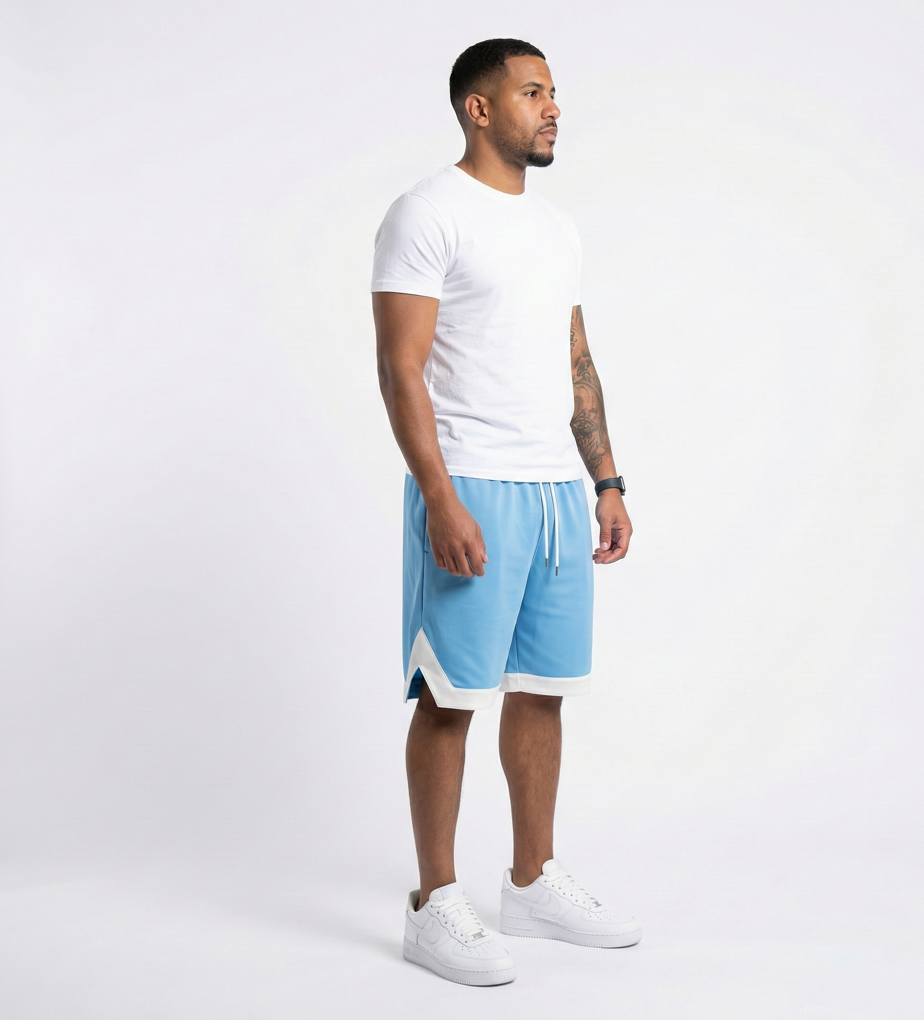 Men’s Lightweight Athletic Basketball Shorts – Blue
