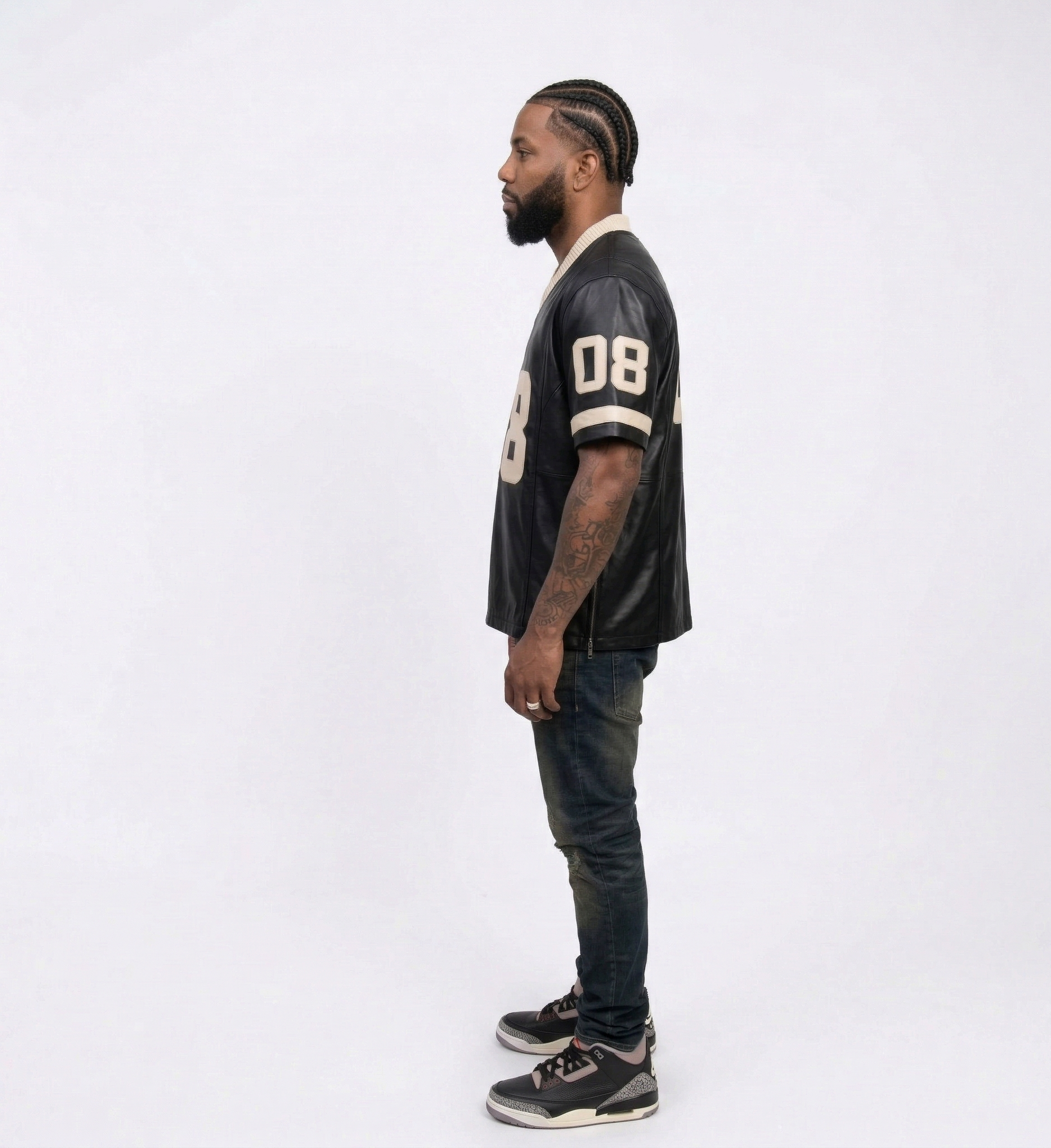 Men’s Black Sports Jersey Shirt – Urban Streetwear Tee